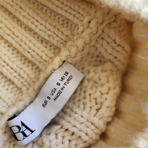 Zara turtleneck woven women's sweater. - Picture 6 of 8